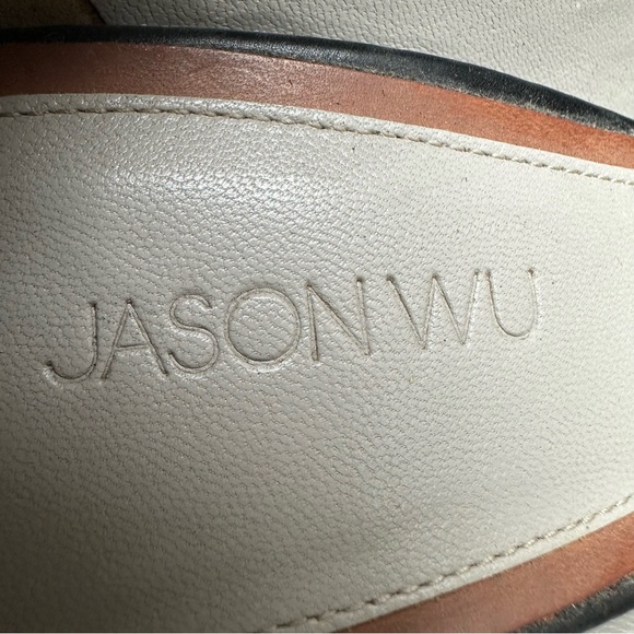 Jason Wu Leather Oxford Two Tone 5" Pumps, Size 9.5 or EU 40.5, Women's Heels - Picture 9 of 14